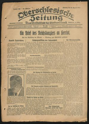 Oberschlesische Zeitung vom 19.08.1924