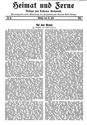 Heimat und Ferne on Jul 24, 1933