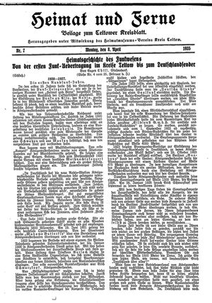 Heimat und Ferne vom 08.04.1935