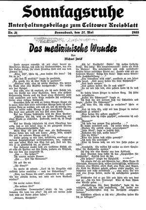 Sonntagsruhe vom 27.05.1933