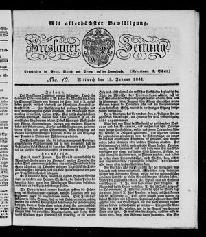 Breslauer Zeitung vom 19.01.1831
