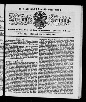 Breslauer Zeitung vom 02.03.1831