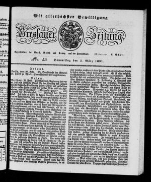 Breslauer Zeitung vom 03.03.1831