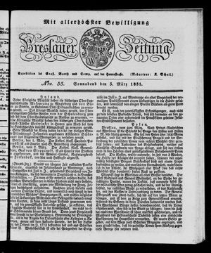 Breslauer Zeitung vom 05.03.1831