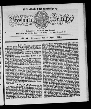 Breslauer Zeitung vom 12.04.1834