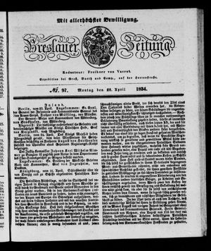 Breslauer Zeitung vom 28.04.1834