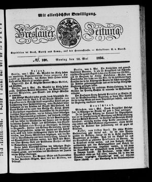 Breslauer Zeitung on May 12, 1834