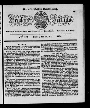 Breslauer Zeitung vom 16.05.1834