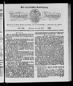 Breslauer Zeitung vom 23.05.1834