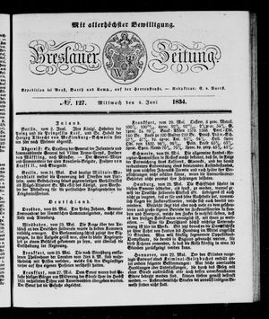 Breslauer Zeitung on Jun 4, 1834