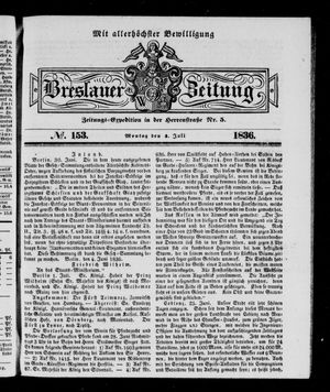 Breslauer Zeitung on Jul 4, 1836