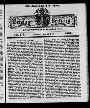Breslauer Zeitung vom 23.07.1836
