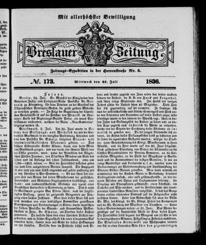 Breslauer Zeitung vom 27.07.1836