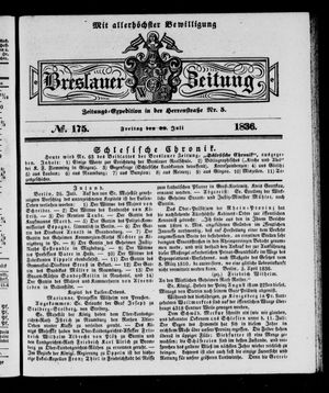 Breslauer Zeitung vom 29.07.1836