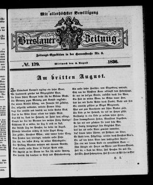 Breslauer Zeitung vom 03.08.1836