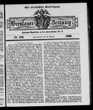 Breslauer Zeitung vom 06.08.1836