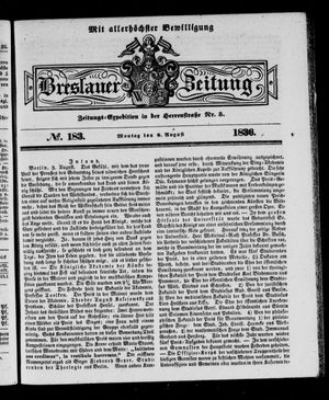 Breslauer Zeitung vom 08.08.1836