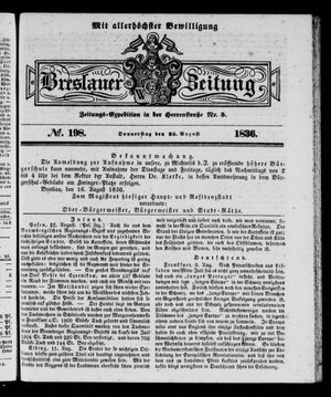 Breslauer Zeitung vom 25.08.1836