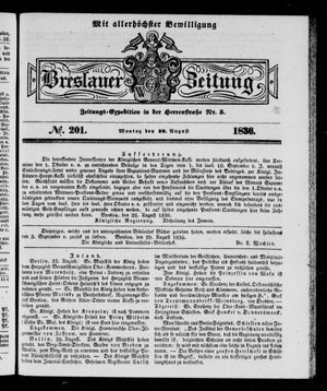 Breslauer Zeitung vom 28.08.1836