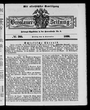 Breslauer Zeitung vom 02.09.1836