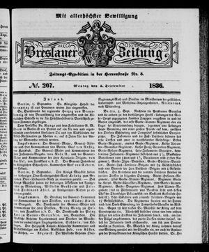 Breslauer Zeitung vom 05.09.1836