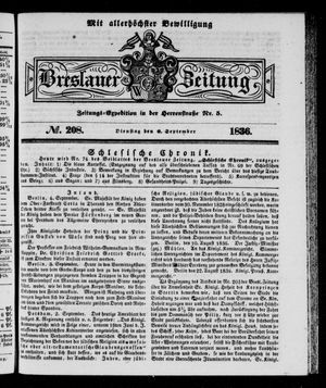 Breslauer Zeitung vom 06.09.1836