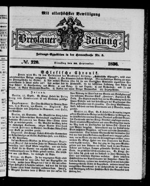Breslauer Zeitung vom 20.09.1836