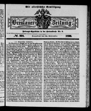 Breslauer Zeitung vom 24.09.1836