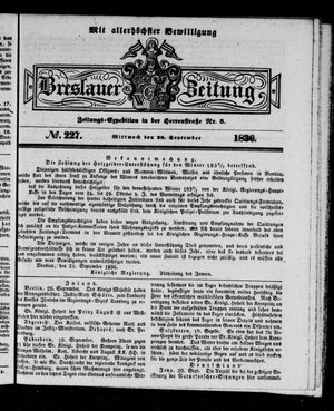 Breslauer Zeitung on Sep 28, 1836