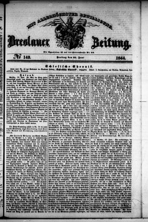 Breslauer Zeitung vom 21.06.1844