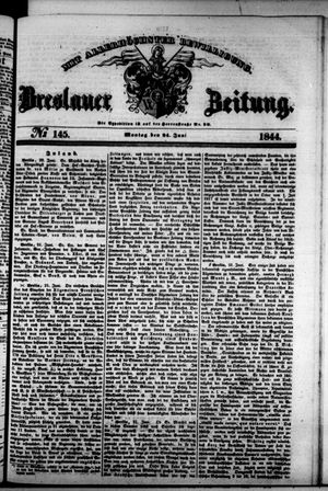 Breslauer Zeitung vom 24.06.1844