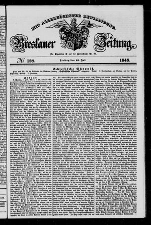 Breslauer Zeitung vom 10.07.1846