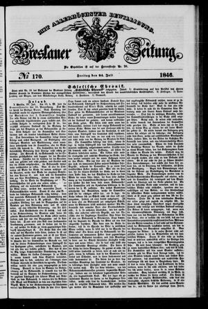 Breslauer Zeitung vom 24.07.1846
