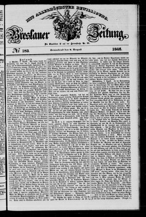 Breslauer Zeitung vom 08.08.1846