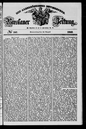 Breslauer Zeitung vom 13.08.1846