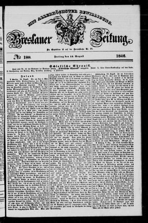 Breslauer Zeitung vom 14.08.1846