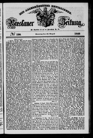 Breslauer Zeitung vom 16.08.1846