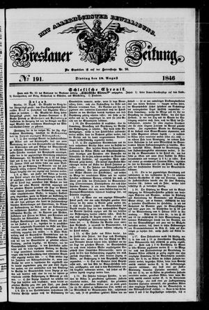 Breslauer Zeitung vom 18.08.1846