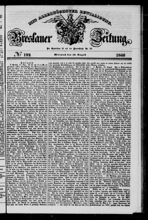 Breslauer Zeitung vom 19.08.1846