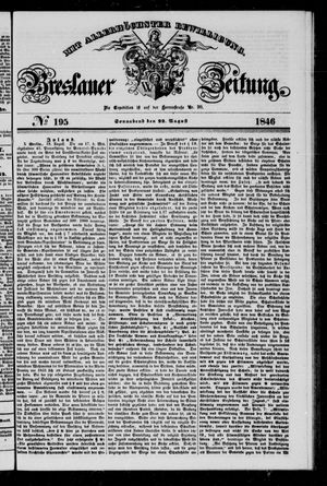 Breslauer Zeitung vom 22.08.1846