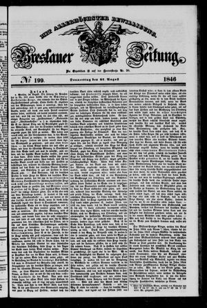 Breslauer Zeitung vom 27.08.1846