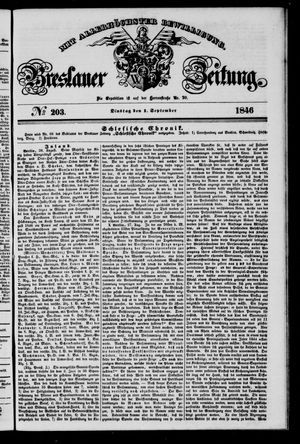 Breslauer Zeitung vom 01.09.1846