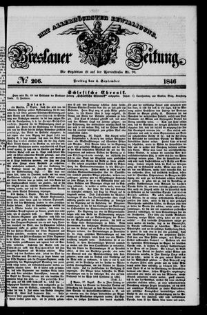 Breslauer Zeitung vom 04.09.1846
