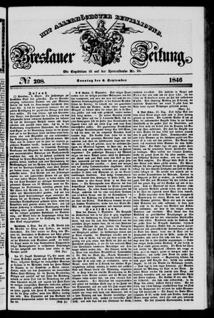 Breslauer Zeitung vom 06.09.1846
