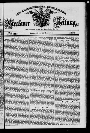 Breslauer Zeitung vom 12.09.1846