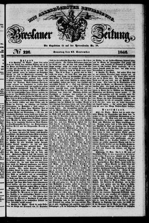 Breslauer Zeitung vom 27.09.1846