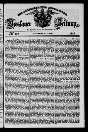 Breslauer Zeitung vom 25.10.1846