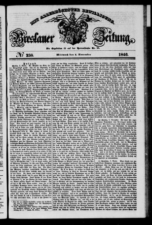 Breslauer Zeitung vom 04.11.1846