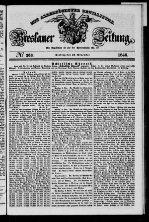 Breslauer Zeitung vom 10.11.1846