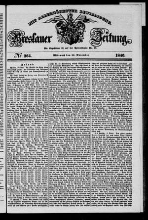 Breslauer Zeitung vom 11.11.1846